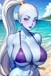 ai_generated big_breasts bikini dragon_ball dragon_ball_super vados vados_(dragon_ball)