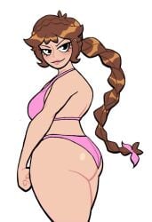 big_butt bikini brown_hair edited female ice_climber lovetopullmicke