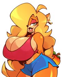 big_breasts crash_(series) massive_breasts smile tagme tawna_bandicoot