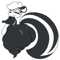 arizonathevixen big_ass bubble_butt huge_ass looney_tunes pepe_le_pew thick_thighs wide_hips