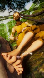 3d blender cum cumshot feet foot_fetish footjob huge_feet ibuki_(street_fighter) lucyfier street_fighter toes