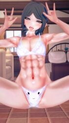 3d abs armpits danganronpa danganronpa:_trigger_happy_havoc koikatsu mukuro_ikusaba tagme