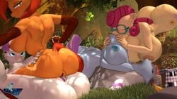 2019 3d 4girls animated anthro anthro_on_anthro anthrofied anus areola big_breasts big_butt blue_eyes breast_feeding breast_grab breast_sucking breasts butt dialogue ejaculation equine erect_nipples female female_only friendship_is_magic fur furry furry_only glasses group hand_on_breast hand_on_hip hooves-art horn horse jewelry lactating lactation looking_back lying mammal mature_female milk my_little_pony necklace nipple_suck nipples nude on_front orgasm pony posey_shy_(mlp) projectile_lactation purple_eyes pussy pussy_ejaculation pussy_juice rear_view sex short_playtime smile smirk sound source_filmmaker spread_legs spreading stellar_flare_(mlp) sucking tail tribadism twilight_velvet_(mlp) unicorn video voice_acted windy_whistles_(mlp) yuri