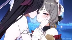 2girls 3d animated background_music blush columbina_(genshin_impact) couple female_only genshin_impact great_celacanto_(gcelacanto/inmortalgreat) kissing lecheryamoreva lesbian lesbian_couple lesbian_domination lesbian_kiss lesbians misuzugon nomianims opennsfwsp romance romantic romantic_ambiance romantic_couple sandrone_(genshin_impact) shorter_than_30_seconds sound tagme video yuri