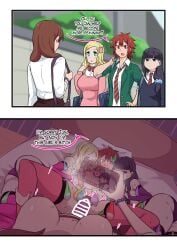 1futa 2koma 3girls aizawa_tomo alternate_version_available areolae big_breasts big_penis black_hair blonde_hair bottomless breasts carol_olston censored cheating clitoris clothed clothing colored colored_nails condom condom_accessories condom_on_penis cucked_by_futa cuckold dialogue english_text erection faceless faceless_character faceless_futa female filled_condom filled_condoms futa_on_female futadom futanari green_eyes hands_on_legs harem heart-shaped_pupils human instant_loss instant_loss_2koma intersex licking_nipples light-skinned_female light-skinned_futa light_skin lingerie long_hair middle_finger misuzu_gundou mostly_nude netorare nipples ntr penis phone pubic_hair pussy red_eyes red_hair safe_sex sex spread_legs string_bra sucking_nipples taking_picture text thighhighs threesome tie tomboy tomo-chan_wa_onna_no_ko ukaya_masaru_mx unseen_futa_face used_condom v vaginal_penetration vaginal_sex