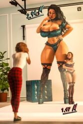 3d 3girls alavgts big_ass big_breasts bigger_female breasts breasts_bigger_than_head bursting_breasts bust busty chest curvaceous curvy curvy_figure enormous_breasts female giantess gigantic_breasts height_difference hips hourglass_figure huge_ass huge_breasts hyper_breasts large_ass large_breasts larger_female light-skinned_female light_skin macro macro_female massive_breasts mature mature_female multiple_girls original original_character shorter_female size_difference slim_waist smaller_female taller_girl thick thick_hips thick_legs thick_thighs thighs voluptuous waist wide_hips