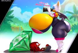 1girls 3d 3d_(artwork) 3d_model 3d_render artist_name big_ass big_breasts big_butt breasts bubble_ass bubble_butt cindablimp fat_ass fat_butt female huge_ass huge_breasts huge_butt hyper hyper_breasts knuckles_the_echidna large_breasts meme meme_reference rouge_the_bat sonic_(series) sonic_the_hedgehog_(series) talking text thick_ass thick_thighs