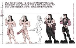 male_only male male_focus gay yaoi homosexual homosexual_male big_penis huge_cock huge_balls huge_penis big_cock big_balls short_but_hung small_dom big_feet barefoot feet large_penis large_thighs large_feet muscular_male muscular punk reference_sheet original_character oc 0ak_ressen ressen ressen04kind big_ass big_butt
