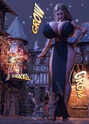 2girls 3d alavgts big_ass big_breasts breasts bust busty chest curvaceous curvy curvy_figure female giantess hips hourglass_figure huge_ass huge_breasts kali_(alavgts) large_ass large_breasts light-skinned_female light_skin macro macro_female mature mature_female original original_character original_characters slim_waist thick thick_hips thick_legs thick_thighs thighs voluptuous waist wide_hips