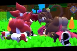 1futa 1girls 3d 3d_animation animated big_breasts blackchaos64 brown_hair fan_character female oc red_hair rita_the_puma_(megaswitchsfm) sonic_(series) sonic_oc sonic_the_hedgehog_(series) tagme video