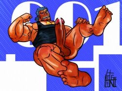 1boy almost_naked almost_nude armpit armpits ass balls ballsack bara bara_ass beard beard_stubble big_muscles big_pecs big_pectorals big_penis blue_clothing blue_hair blue_tank_top bodybuilder bottomless bottomless_male buff buff_male chest_markings chest_tattoo cum cum_on_penis daddy dilf ejaculating ejaculating_cum ejaculation erect_penis erection eyebrow_cut facial_hair facial_scar fantastic_boyfriends:_legends_of_midearth flexing flexing_arm flexing_bicep foreskin full_body gay hair hairless_armpits holding_knee housamo hunk jormungand_(fantastic_boyfriends) jormungandr_(tokyo_afterschool_summoners) large_pecs large_pectorals lying lying_on_back male male_focus male_only masculine_male mature mature_male moustache muscles muscular muscular_arms muscular_chest muscular_legs muscular_male muscular_thighs mustache_stubble nipple_outline nipples_covered noctus-windseeker open_legs open_mouth pecs pectorals penis ponytail retracted_foreskin sanpaku sanpaku_eyes scar scar_across_eye scar_on_face short_hair sidepec solo solo_male spread_legs spreading_legs strong_male strongman_waist stubble sweat sweatdrop sweating sweaty tank_top tanned tanned_body tanned_male tanned_skin thick_eyebrows thick_legs thick_thighs thighs tied_hair tokyo_afterschool_summoners tokyo_houkago_summoners topless uncircumcised uncut yaoi