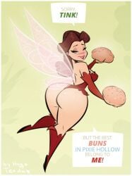 1girls 2010s 2018 ass ass bedroom_eyes big_ass big_butt black_eyebrows blush bragging bread breasts brown_hair bun clothing commission curvy disney disney_fairies dress english_text eyebrows fairy fairy_only fairy_wings female female_only flirting flying food glitter glowing_wings green_background green_eyes hamburger_bun holding holding_food holding_object hugotendaz humanoid humanoid_only jpeg large_ass large_butt leaf_clothing lipstick open_eyes open_mouth pink_lipstick pixie_dust red_boots red_clothing red_sleeves rosetta_(disney_fairies) short_dress signature sleeves solo sparkles speech_bubble talking teeth text thighs transparent_wings wings