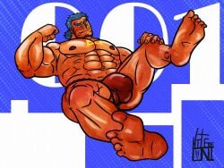1boy abs almost_naked almost_nude armpit armpits ass balls balls_outline balls_under_clothes bara bara_ass beard beard_stubble big_muscles big_pecs big_pectorals biting_lip biting_own_lip blue_hair bodybuilder buff buff_male bulge chest_markings chest_tattoo daddy detailed_bulge dilf erect_nipples eyebrow_cut facial_hair facial_scar fantastic_boyfriends:_legends_of_midearth flaccid flaccid_penis flexing flexing_arm flexing_bicep full_body fundoshi gay hair hairless_armpits holding_knee housamo hunk japanese_clothes japanese_clothing jormungand_(fantastic_boyfriends) jormungandr_(tokyo_afterschool_summoners) large_pecs large_pectorals lying lying_on_back male male_focus male_only male_underwear masculine_male mature mature_male moustache muscles muscular muscular_arms muscular_chest muscular_legs muscular_male muscular_thighs mustache_stubble nipples nipples_outside noctus-windseeker open_legs pecs pectorals penis penis_outline penis_under_clothes ponytail red_fundoshi red_male_underwear red_underwear scar scar_across_eye scar_on_face short_hair smile smiling smiling_at_viewer solo solo_male spread_legs spreading_legs strong_male strongman_waist stubble tanned tanned_body tanned_male tanned_skin thick_eyebrows thick_legs thick_thighs thighs tied_hair tokyo_afterschool_summoners tokyo_houkago_summoners topless underwear underwear_only wink winking winking_at_viewer yaoi