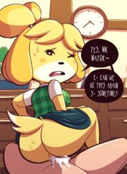 isabelle (animal crossing) from animal crossing by steecks