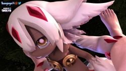 3d 3d_animation animated animation cbt claws dark_skin dominant dominant_female faputa female femdom first_person_view footjob forest giggle giggling holding_legs hoof_job hooves legs_up looking_at_viewer macstarva made_in_abyss male on_floor penis sharp_claws sharp_teeth smile smiling_at_viewer sound sound_effects submissive submissive_male tagme teeth thenaysayer34 video voice_acted white_fur zy0n7
