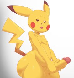 balls big_booty_pikachu erection jerseydevil male male_only mammal nintendo penis pikachu pokémon_(species) pokemon rodent solo video_games