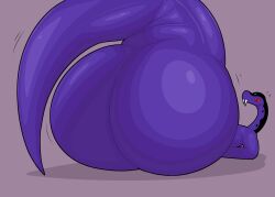anacondrai anthro apode ass bellyboi13 big_butt blush butt_shot draconcopode fangs hi_res huge_butt hyper hyper_butt large_male legless lego low-angle_view lying male male_only naga ninjago on_back purple_body pythor_(ninjago) reptile scalie serpentine serpentine_(ninjago) snake solo solo_male tail teeth thick_thighs
