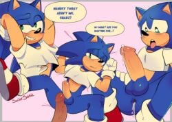 sonic the hedgehog from sega by sailorsonic