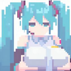 hatsune miku from vocaloid
