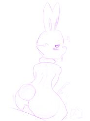 2019 2boys absurd_res anal anal_sex ass big_ass blush cotton_tail fur furry gay girly heart hi_res human interspecies lagomorph looking_back male male_only male_pov mammal monochrome nintendo open_mouth penetration penis pokémon_(species) pokemon pokemon_ss pov scorbunny sketch text tongue video_games watermark white_fur xxmidknightxx yaoi