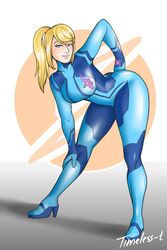 samus aran from metroid by timeless-t
