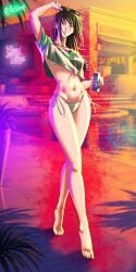 bikini bikini_bottom bikini_top glasses topwear yoru_(chainsaw_man)