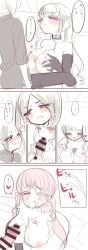 cum ejaculation female_on_femboy nekun_(artist) titjob