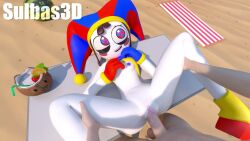 1girls clown clown_girl clown_makeup cum cum_inside digital_circus fortnite gloves hat missionary missionary_position nipples penetration penis pomni pomni_(the_amazing_digital_circus) pussy sulbas3d tagme video white_skin