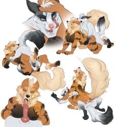 2026 69_position animal_genitalia animal_penis anthro arcanine blue_eyes bodily_fluids breasts butt cammy_(gasaraki2007) canid canine canine_genitalia canine_penis claws cowgirl_position cum cum_on_butt cum_on_face cunnilingus demicoeur digital_media_(artwork) doggystyle duo ejaculation erection female finger_claws fluffy fluffy_tail from_behind_position from_front_position fur generation_1_pokemon genital_fluids genitals gloves_(marking) hi_res knot knotted_penis leg_markings licking licking_lips male male/female mammal markings multiple_images nintendo nipples nude nude_anthro nude_female nude_male on_bottom on_top oral orange_body orange_fur pawpads paws penetration penile penile_penetration penis penis_lick pokemon pokemon_(species) pokemorph red_eyes sex socks_(marking) stripes tail toe_claws tongue tongue_out vaginal vaginal_fluids vulva white_body white_fur yellow_sclera