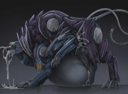abdominal_bulge all_fours all_the_way_through balls bite blade_wolf bodily_fluids canid canine creepy_gun cum cum_inflation cum_inside cumflated_belly duo feral from_behind_position genital_fluids genitals hi_res humanoid_genitalia humanoid_genitalia_on_feral humanoid_penis humanoid_penis_on_feral hybrid_genitalia hybrid_penis hyper imminent_sex inflation konami machine male male/male mammal medial_ring medial_ringed_humanoid_penis medial_ringed_hybrid_penis metal_gear metal_gear_rising:_revengeance mounting open_mouth penetration penis platinumgames precum quadruped robot saliva sex tongue tongue_out