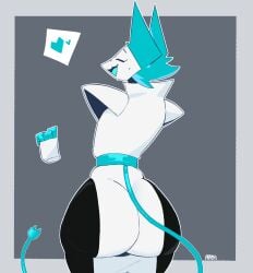 1girl 1girls breasts cat_ears curvy deltarune female furry legs tagme tasque_manager tasque_manager_(deltarune) thick_thighs tight_clothing voluptuous voluptuous_female yellow_eyes