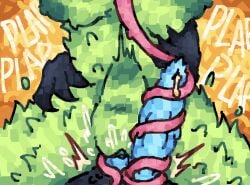 2_penises abdominal_bulge animal_genitalia animal_penis anthro black_body black_scales blue_penis bodily_fluids chest_grab close-up cowgirl_position cum cum_drip cyan_lizard_(rain_world) dripping duo emanata female female_on_top fluffy flying_sweatdrops from_front_position front_view fur genital_fluids genitals green_body green_fur hemipenes licking lizard_(rain_world) long_tongue male male/female multi_genitalia multi_penis on_bottom on_top oral penetration penile penis penis_lick plap_(sound) rain_world saint_(rain_world) scales scaliescum sex sweat sweatdrop thick_thighs tongue twitching vaginal vaginal_penetration videocult