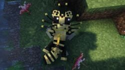 16:9 3d_(artwork) 4_wings arthropod balls bee big_eyes digital_media_(artwork) domestic_cat felid feline felis feral flower genitals grass herm hi_res hymenopteran insect intersex lying mammal microsoft minecraft mojang multi_wing neoncityrain on_back outside paws penis plant presenting raised_paw solo unsheathed vespid vulva wasp water whiskers widescreen wings xbox_game_studios