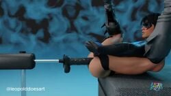 anal anal_insertion anal_sex animated ass bara batman_(series) big_ass bulge dc dc_comics dick_grayson gay leopolddoesart machine machine_sex male male_only moaning muscular muscular_male nightwing solo sound spread_legs tagme video