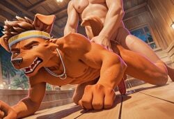ai_generated anal_sex animated anthro canine doggy_style dreamworks forgotten_island fur furry gay male penis raww_(forgotten_island) sex tagme video