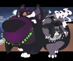 bbw big_breasts bikini breasts castdraws_(artist) cleavage female furry huge_breasts overweight tagme thick_thighs wide_hips