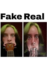 1boy 1female 1girls 1male big_mouth billie_eilish black_hair blowjob celebrity dark-skinned_male fellatio green_hair interracial jombleywombley looking_at_viewer meme oral oral_sex real_person saliva saliva_on_penis simple_background sucking sucking_penis tagme text two-tone_hair veiny_penis white_background