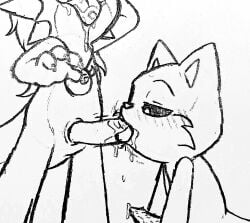 blowjob catnap_(poppy_playtime) cum mob_entertainment opstah opstarl penis poppy_playtime saliva smiling_critter_oc smiling_critters tapering_penis
