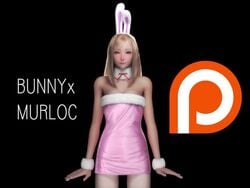 3d a_third_dimension animated blonde_hair breasts bunny cosplay forced monster nipples penis rape sound tagme vore video