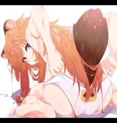 animal_ear female long_hair panties pantsu raphtalia solo tail tate_no_yuusha_no_nariagari young_raphtalia