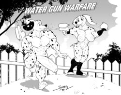 101_dalmatian_street 2019 abs anthro balls biceps breasts brother brother_and_sister canid canine canis dalmatian dolly_(101_dalmatians) domestic_dog duo dylan_(101_dalmatians) english_text erection female fur humanoid_penis incest male mammal muscular muscular_female muscular_male nipples nude open_mouth pecs penis pussy sibling sister smile spots spotty_the_cheetah text