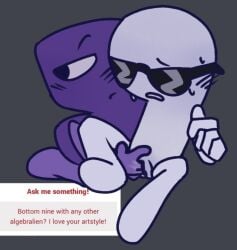 algebralien battle_for_dream_island battle_for_dream_island_again bfb bfdi bfdia fingering_pussy five_(bfb) nine_(bfb) object_shows pussy pussy_juice spread_legs tpot xfohv