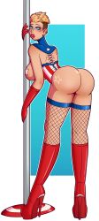 ass big_ass big_breasts bimbo bimbo_body bimbo_lips bimbofication bimbofied blonde_hair blue_eyes boots breasts bubble_ass bubble_butt captain_america clothed_exposure corset ear_piercing femsub genderswap gloves high_heels huge_ass knee-high_boots large_ass large_breasts looking_back marvel_comics navel_piercing nipple_tape nose_piercing pasties piercing piercings pole_dancing prostitution puckered_lips round_ass round_butt rule_63 shaking shaking_ass short_hair solo star_pasties stripper stripper_clothes super_hero tattoo wiggle_lines wiggling_ass wrenzephyr2