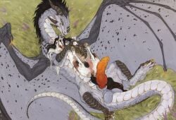 2026 absurd_res animal_genitalia animal_penis animal_vulva anus balls balls_on_tail blue_eyes bodily_fluids claws colored dragon duo equid equine equine_genitalia equine_vulva erection feet female feral flower fur genital_fluids genitals grass green_eyes grey_body grey_scales heterochromia hi_res holding_another hooves horn horse interspecies lavender_(flower) leaking_precum long_tail lying male mammal mane membrane_(anatomy) membranous_wings multicolored_body multicolored_fur multicolored_mane multicolored_scales muscular muscular_feral muscular_male mythological_creature mythological_scalie mythology on_back outside penis plant precum ridges scales scalie scarlanya shaded sheath spots spotted_wings spread_wings tail tailbutt teats teeth udders vulva white_body white_fur wings yellow_eyes