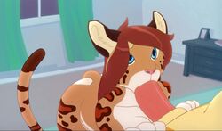 1boy 1girls 2d animal_ears animated anthro anthro_on_anthro balls_deep bed bedroom blinking blowjob blue_eyes book brown_fur brown_hair cock_hungry cum cum_in_mouth cum_in_throat cum_inside cum_on_tongue cum_shot cum_swallow cum_swallowing cumshot deep_throat deepthroat dresser duo ear_fluff ejaculation erection eye_contact faceless_male fangs feline fellatio female fur furry fuzzamorous gluck goddess_of_madness gulp hair half-closed_eyes hands_on_another's_thighs is_this_loss kneeling leopard longer_than_30_seconds looking_at_another male male/female male_anthro mammal mottled_fur mouthful multicolored_fur naughty_face no_gag_reflex nude ocelot on_bed on_knees open_mouth oral oral_penetration oral_sex orange_fur orgasm original original_character original_characters penetration penis penis_on_tongue picture_frame pink_penis pommyn64 prehensile_tail puffed_cheeks red_hair serval sex sheath short_playtime sitting slurp solo_focus sound spots spotted_fur straight submissive swallow swallowing swallowing_cum swallowing_penis_while_deepthroat swallowing_sounds tail tan_fur throat throbbing_penis tongue tongue_out two_tone_fur video white_sclera window yellow_fur