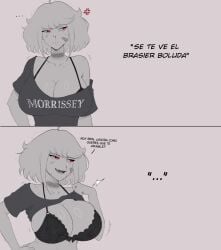 albina_(tidal) big_breasts bra female tidal_(artist)