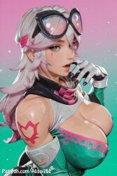ai_generated alisai752 big_ass big_breasts big_butt black_cat_(marvel) black_cat_(marvel_rivals) black_cat_(wild_card) felicia_hardy female huge_ass huge_breasts huge_butt male marvel marvel_rivals tagme