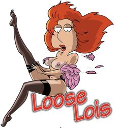 family_guy feathers lois_griffin loose_lois nipples porn_star red_lipstick stockings wind