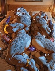 ai_generated double_anal gay muscular_male tai_lung_(kung_fu_panda)