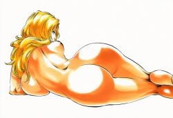 1:1 1girls 2d accurate_art_style accurate_body_type ai_generated arm_support ass ass_crack ass_focus back back_view backboob bare_arms bare_ass bare_back bare_shoulders big_ass big_breasts bleach blonde_hair blue_eyes breasts breasts_bigger_than_head busty busty_female butt butt_crack cel_shading completely_nude completely_nude_female curvaceous curvy digital_media elbow_rest feet_out_of_frame female female_focus female_only from_behind full_color glossy_body hair_over_shoulder high_resolution highres huge_breasts kneepits large_ass large_breasts legs legs_together light-skinned_female light_skin line_art long_hair looking_at_viewer looking_back looking_back_at_viewer looking_over_shoulder lying lying_on_side manga_style matsumoto_rangiku mature_female mole mole_under_mouth naked naked_female nude nude_female official_style on_side orange_hair propped_up rear_view shiny_hair shiny_skin simple_background solo solo_female solo_focus thick_ass tite_kubo_style viewed_from_behind voluptuous voluptuous_female waifu warm_colors warm_lighting wavy_hair white_background wide_hips